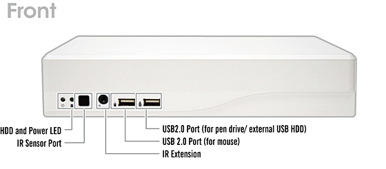 Hybrid 8 Port Embedded Linux Supports Analog & IP Cameras H.264